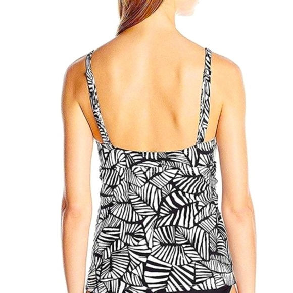Swim Solutions Urban Palm Tankini Swim Top NWT - Picture 2 of 5